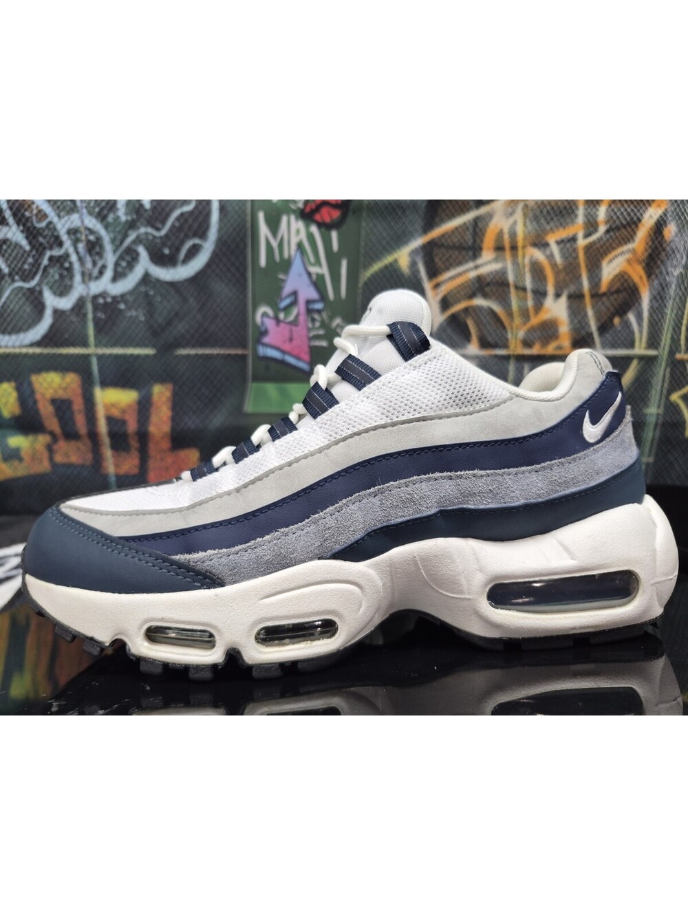 2021 Air Max 95 Midnight Navy Size 7M 7Y or 8.5W Rare Clean Used